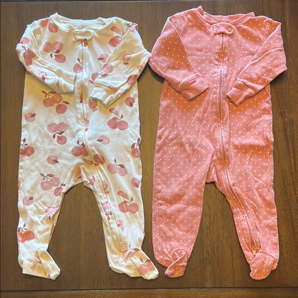 Fruit and Polka Dot Kids One Pieces